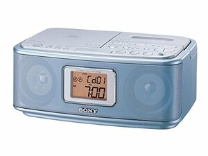 ソニー CDラジオカセットレコーダー CFD-E501 : FM/AM対応 ブルー CFD-E501(中古品)