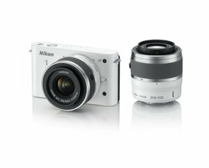 Nikon ミラーレス一眼カメラ Nikon 1 (ニコンワン) J1 (ジェイワン) ダブル(中古品)