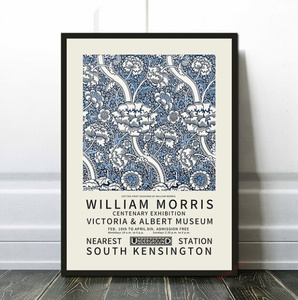  C2743 ウィリアム・モリス William Morris キャンバスアートポスター 50×70cm イラスト インテリア 雑貨 海外製 枠なし J