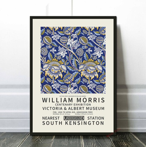  C2746 ウィリアム・モリス William Morris キャンバスアートポスター 50×70cm イラスト インテリア 雑貨 海外製 枠なし M