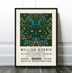  C2749 ウィリアム・モリス William Morris キャンバスアートポスター 50×70cm イラスト インテリア 雑貨 海外製 枠なし P