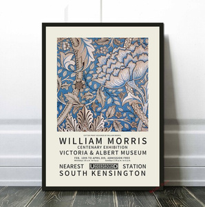  C2752 ウィリアム・モリス William Morris キャンバスアートポスター 50×70cm イラスト インテリア 雑貨 海外製 枠なし S