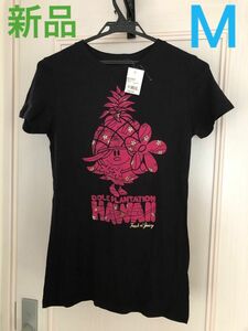 新品　タグ付き　半袖Tシャツ Mサイズ　ハワイで購入　黒色　丈長め