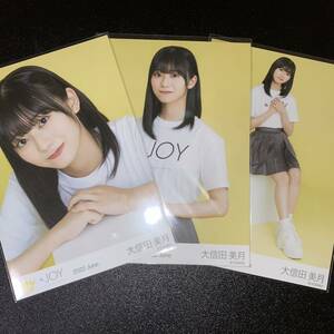 ニアジョイ 生写真 ≒JOY ニアリーイコールジョイ 3種 コンプ 大信田美月 Tシャツ