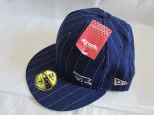 未使用 タグ付き きれい 楽天 イーグルス キャップ NEW ERA ニューエラ ブルー系 帽子 キャップ ロゴ 立体刺繍 一般 サイズ 60.6cm