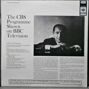 (LP) UK/初回オリジナル [ホロヴィッツ・オン・テレヴィジョン] 1968年/青一つ目ラベル/Horowitz on Television/英CBS 72720の画像2