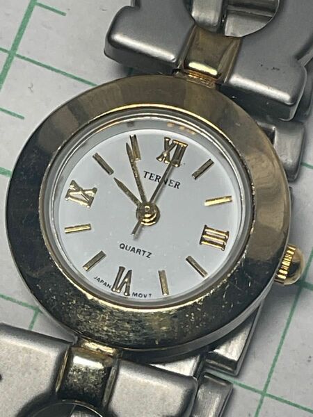 BIJOUX TERNER QUARTZ腕時計★ JAPAN MOVT K-7435 中古稼働品