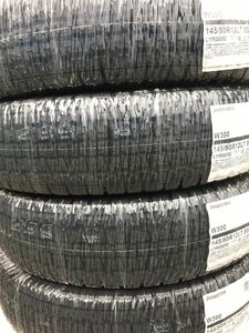 23年製！送料込み！145/80R12 80/78NブリヂストンW300 新品　4本