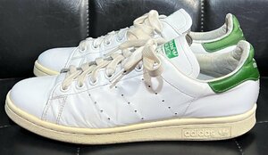 アディダス 14年 スタンスミス ガラスレザー 白緑 26cm adidas STAN SMITH B24364