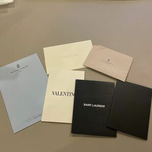 GUCCI SAINT LAURENT VALENTINO 封筒 レター