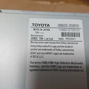 トヨタ純正 7インチ T-Connectナビ NSZT-W68T 2021年秋版 セキュリティ解除済 シリアルNo.3R224231の画像2