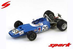 ■スパークモデル 1/18 1969 マトラMS80 #20 J.スチュワート イタリアGP優勝