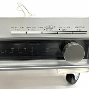 Z149-W1-798 TRIO トリオ AM-FM AM/FM ステレオチューナー KT-1000 チューナー ヴィンテージ レトロ アンティーク 通電確認済み③の画像3