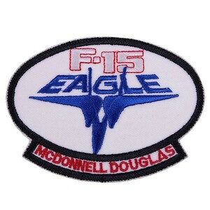 UA115 F-15 EAGLE MCDONNELL DOUGLAS イーグル 戦闘機 ミリタリー ワッペン パッチ ロゴ エンブレム アメリカ 米国 USA 輸入雑貨