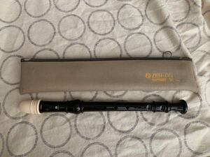  used ZEN-ON soprano recorder SG made in Japan chronicle name equipped ②