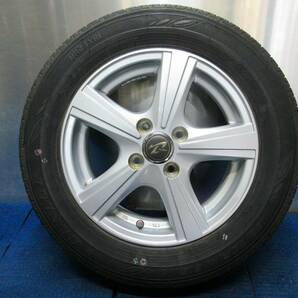 ★8.5分山★19年製★ ダンロップDIGI-TYRE EC202 165/70R14 社外ホイール 14×5J +45 4H-100 4本セット D1074の画像3