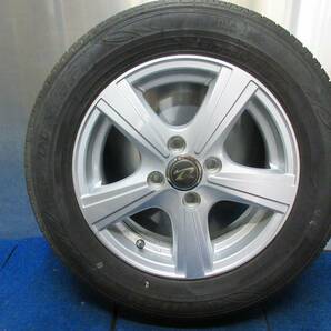 ★8.5分山★19年製★ ダンロップDIGI-TYRE EC202 165/70R14 社外ホイール 14×5J +45 4H-100 4本セット D1074の画像4