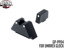 GP-PP04　G&P アルミCNC レイズドサイトセット for UMAREX GLOCK_画像1