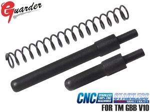 V10-30(BK)　V10-30(BK)　GUARDER ステンレスCNC プランジャーピンセット for マルイ V10