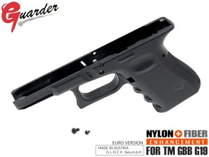 GLK-181(BK)　GUARDER GLOCK Gen.3 オリジナルフレーム EURO Ver for マルイ G19 GLOCK-181(BK)