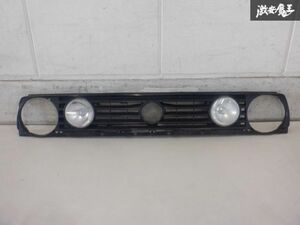 メーカー不明 VW GOLF2 ゴルフ2 フロントグリル ラジエターグリル 134676-00 フォグ付 当時物 訳有品 棚2F-Q-4