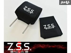 ☆Z.S.S. ヘッドレストカバー ポケット付き 2枚セット 汎用 レヴォーグ フォレスター インプレッサ XV 新品 即納 在庫有り ZSS