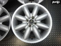 ●BMW MINI ミニ 純正 R50R53 クーパーS 17インチ 7J +48 PCD 100 4H ハブ径 約56ｍｍ シルバー ホイール 単体 4本 即納 在庫有 棚X-3_画像5