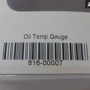 未使用 TMK 電子式 BF 油温計 OIL TEMP 約φ60 追加メーター 赤イルミ センサー付 即納 棚9-3の画像6