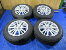 激安即決！美品 SPORT VENAD 14-5.5J 4H/100 ET45 + 165/70R14 2022年製！中古4本 ヴィッツ アクア マーチ パッソ スイフト等！T006991_画像2