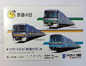 【使用済メトロカード】鉄道の日/営団地下鉄