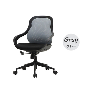 オフィスチェア メッシュ おしゃれ 職場 仕事 事務所 チェア 椅子 デスクワーク ゲーミングチェア PCチェア グレー M5-MGKYMS00076GY