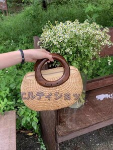  new goods recommendation * worker handmade * cane basket bag basket bag hand-knitted . bag basket cane basket superior article high class wistaria braided handbag 