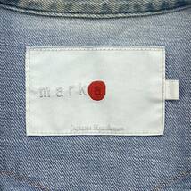 marka マーカ MARKAWARE マーカウェア 10AW WESTERN SHIRTS VINTAGE WASH USED ヴィンテージ ウォッシュ 加工 ウエスタン デニム シャツ 1_画像5