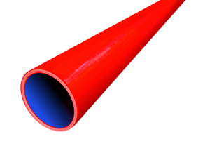 シリコンホース ロング 同径 内径Φ80mm 長さ1m(1000mm) 赤色 ロゴマーク無し ラジエーター インタークーラー 汎用