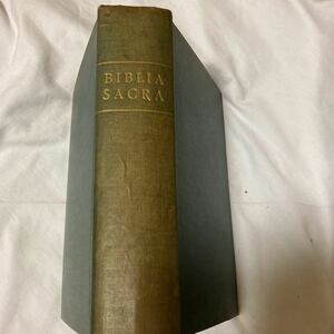 洋書　聖書 BIBLIA SACRA　JUXTA VULGATAM CLEMENTINAM divisionibus summaris et concordantiis　ornata ラテン語　1956