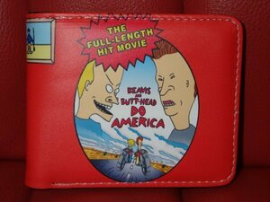 ビーバス&バットヘッド★財布★3★折りたたみウォレット★MTV★ビンテージ★BEAVIS AND BUTT-HEAD★お馬鹿★USA★