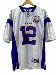 Reebok Reebok NFLminesotabai King sVIKINGSpa-si- is - bin HARVIN #12 football shirt uniform 52 men's /027