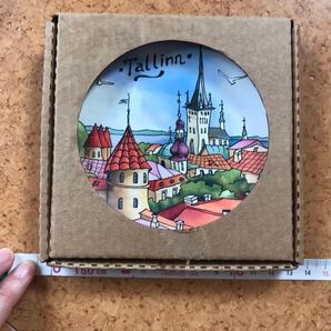 海外お土産 エストニア タリン お土産 壁掛け皿