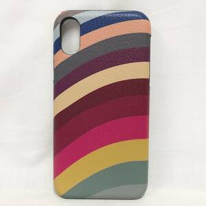 0* new goods unused Paul Smith ( Paul Smith ) iPhone case swirl multicolor *0