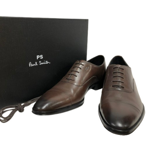 ○☆新品 未使用 PS Paul Smith ポールスミス ストレートチップレザー