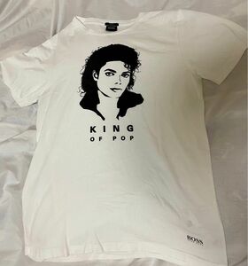 【レア 限定品】HUGO BOSS マイケルジャクソンＴシャツ　kING OF POP サイズS