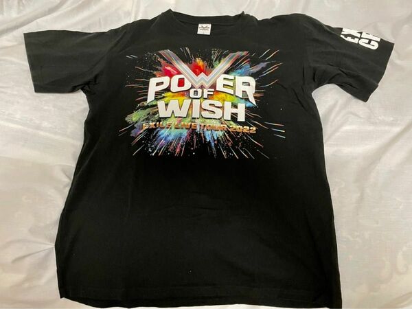 【レア】非売品　EXILE 2022 TOUR POWER OF WISH CREW Tシャツ　ブラックL