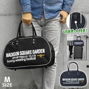 ボストンバッグ ボストンバック メンズ MADISON SQUARE GARDEN マジソンバッグ マディソン Mサイズ キャリーオンバッグ ネイビー