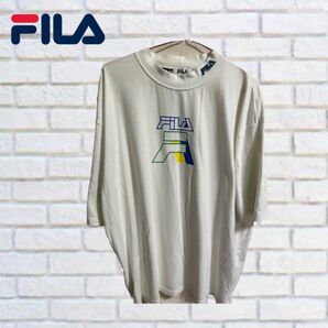 Tシャツ フィラ FILA ハイネック 半袖 オーバーサイズ メンズ
