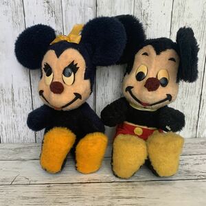 [ б/у товар ] Mickey minnie мягкая игрушка California Stuffed Toys California штат служащих do игрушки производства американский Disney Vintage 