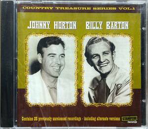 (FN3H)☆ヒルビリー未開封/ジョニー・ホートン,ビリー・バートン/Johnny Horton, Billy Barton/Country Treasure Series Vol.1☆
