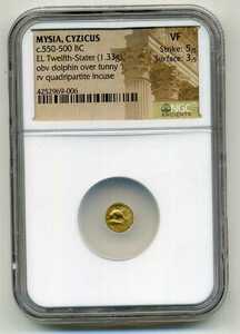ミュシア BC550-BC500 １/１２スターテル金貨