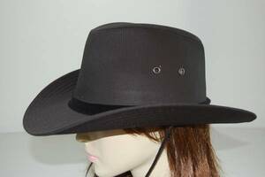  cotton * Western * ten-gallon hat * black 