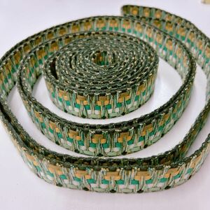 新品3cm×50cm ハンドメイド バッグ　持ち手　平紐　ベルト Green