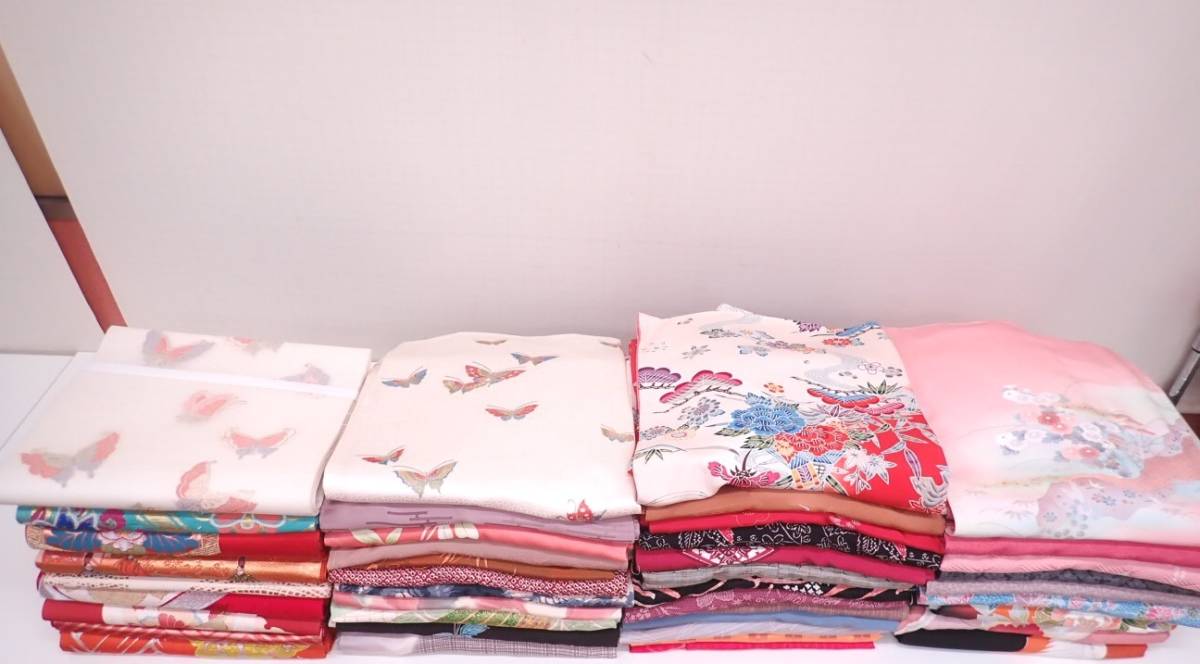 bbb036美品、未使用多数全て正絹着物まとめて100点セット着用多数